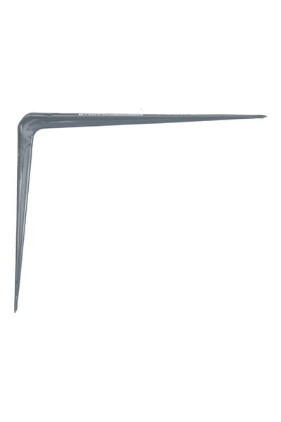 ACE 18-Gauge Wall Mount Decorative Steel Shelf Bracket Grey 12 x 14inch