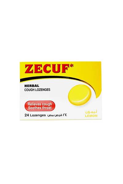 Zecuf Herbal Lozenges – Lemon Flavor (24 count)