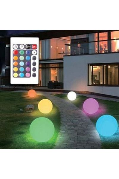 OEM Lampă solară sferică RGB cu telecomandă Ø25 cm