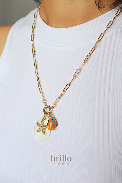 Brillo وعقدة فولاذية طويلة مع سحر نجم البحر