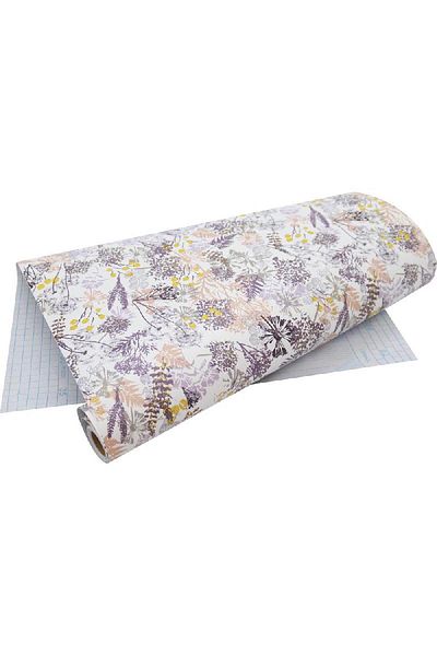 Roco Adhesive Roll Cover – Floral Pattern 5739, Brown/Beige, 5 yd x 45 cm