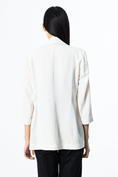 Ekol Shawl Collar Brooch Detailed Jacket