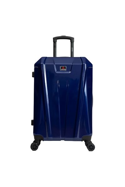 aventor Troler Mediu Av103, 67x43x25 Cm, Bagaj De Cală, Policarbonat, Folie De Protectie, Tsa, Bleumarin