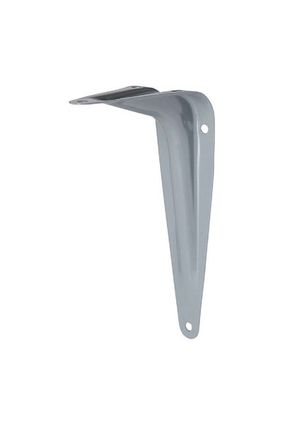 ACE 18-Gauge Wall Mount Decorative Steel Shelf Bracket Grey 4 x 5inch