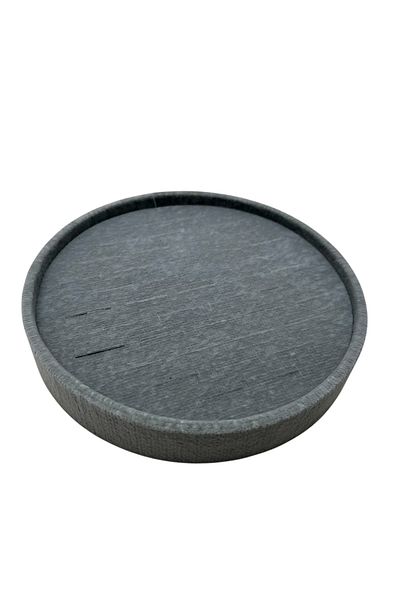 MeGass Dekor Cylinder Model Suede Fabric 20/20 cm Ring Table
