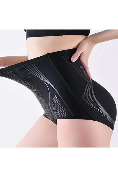 Sh Mağazacılık Slimming Basen, Abdomen, Belly Tightening Seamless Non-Marking Ionizer Underwire Non-Slip Panties Corset