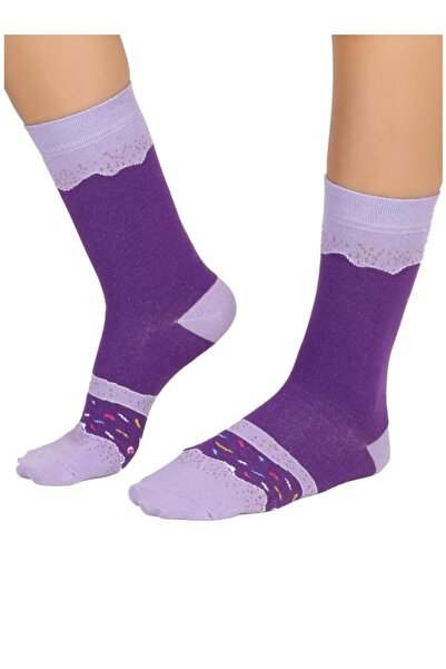 Mono Socks 3'lü Pamuklu Donat Çorap