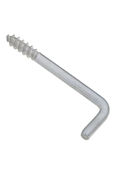 ACE Zinc Plated Square Bend Head Screw Hook Silver 1-3/8inch