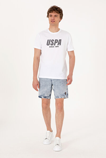 U.S. Polo Assn. Erkek Açık Mavi Jean Şort 50301836-DN0021