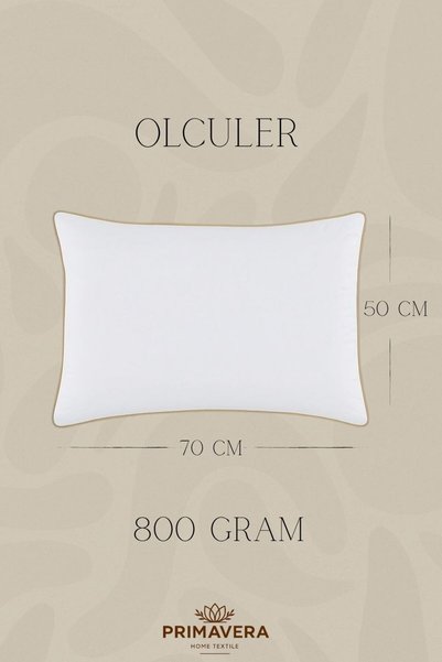 Primavera Home Clouda Serisi 4’lü Nanojel Yastık (800 GR) – Makinede Yıkanabilir, Vakumlu Paket