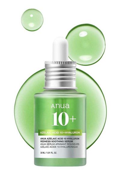 ANUA Azelaic Acid 10 Hyaluron Redness Soothing Serum 30ml