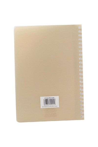 Roco Notebook – A5, 160 Pages, Lined, Plain Gold Cover