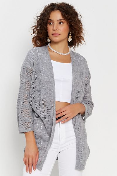 Hopoi Women's Openwork Thin Knitwear Cardigan