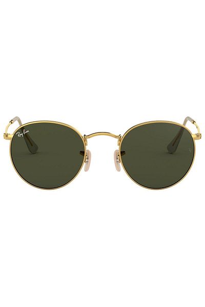 Ray-Ban Ray-Ban Round Metal RB3447 001 – Ochelari de soare, Aurii, Lentile G‑15 Verde, Mărime 50