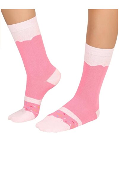 Mono Socks 3'lü Pamuklu Donat Çorap