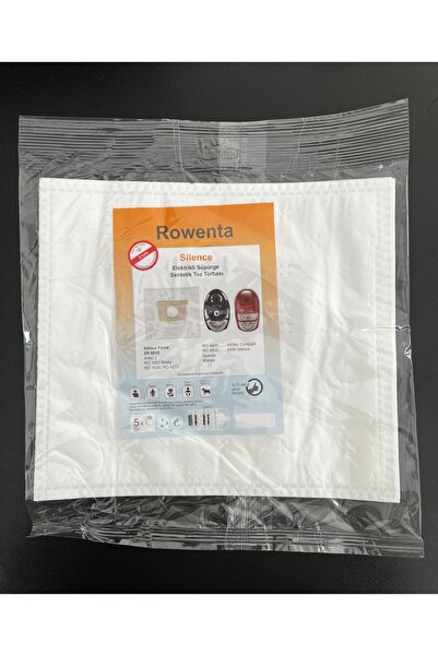 MAPABEK 5 قطع من كيس الغبار الاصطناعي للمكنسة الكهربائية روينتا سايلنس