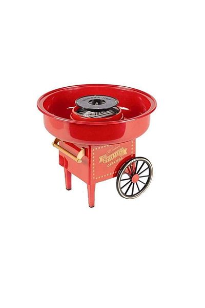 SIKS ® cotton candy machine, cart type, portable, red