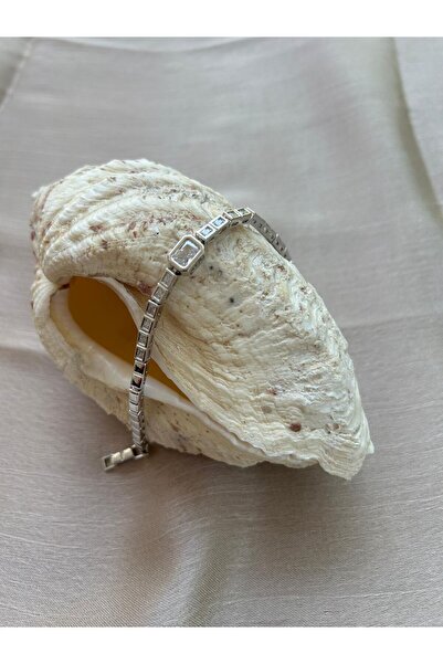 Xuping Zirkon Taşlı Serit Çelik Bileklik