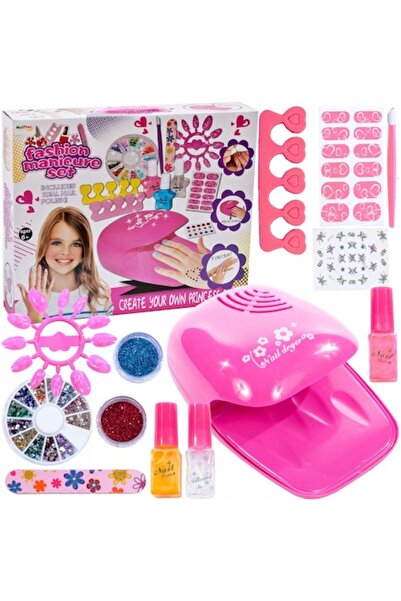 ideal STORE Kompletní sada péče o nehty s lampou idealSTORE Módní manikúra