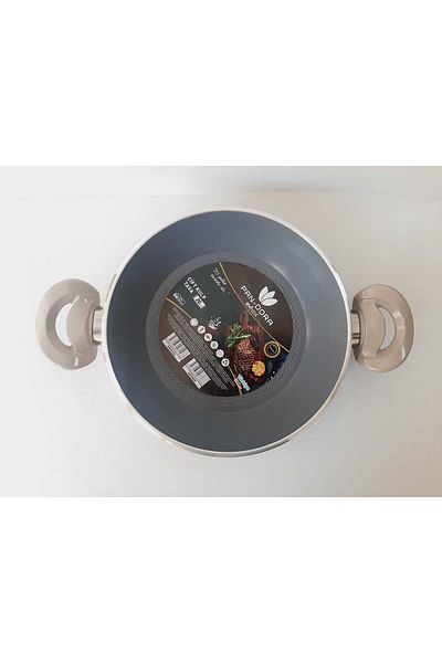 bir sürü eşya pak market Ceramic Coating No. 20 Lidless Pan Double Handle Non-Stick Pan (Evinda)