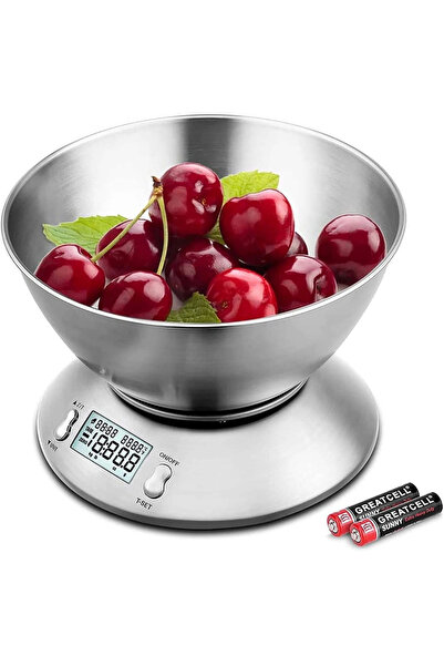 CT STONES LCD Screen Electronic Digital Kitchen Scale Inox Precision Kitchen ...