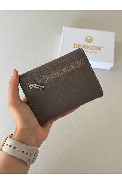 DERKON Genuine Leather Convenient Women's Wallet Melen That Can Fit in Any Bag Size