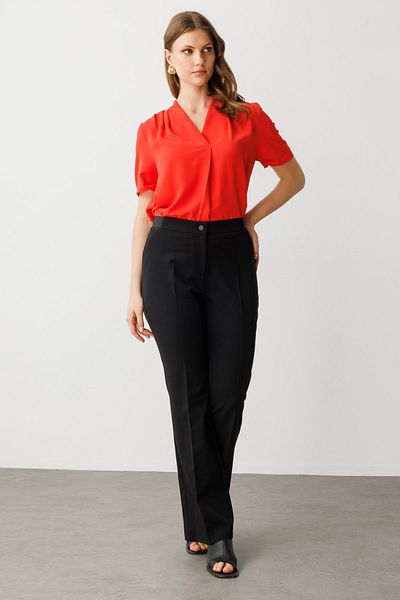 Ekol Spanish Leg Trousers with Elastic Sides