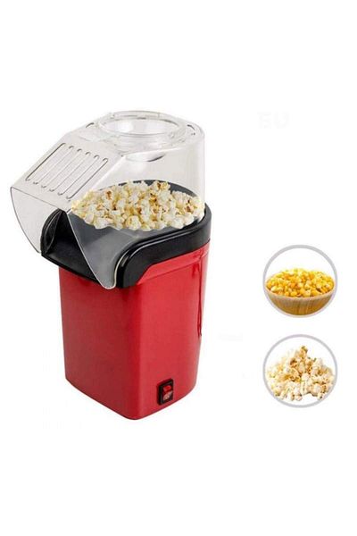 SIKS ® oil-free popcorn maker, anti-slip system, 1200W, residential use, red