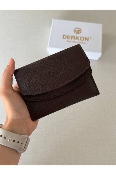 DERKON Genuine Leather Convenient Women's Wallet Melen That Can Fit in Any Bag Size