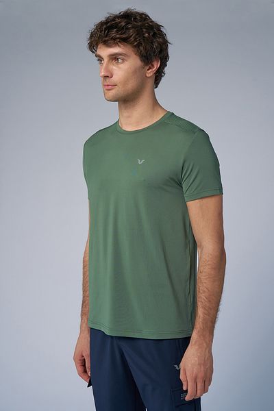 bilcee Men's Green Aktive Sports T-Shirt 4185