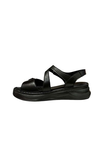 Kristal Kr.35 Ανατομική Σόλα Εσωτερικά και Εξωτερικά Γνήσιο Δέρμα Χοντρή Σόλα Γυναικεία Σανδάλια
