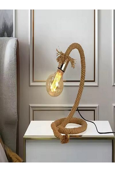 micasa Elegant and Modern Design Suspended Rope Table Lamp