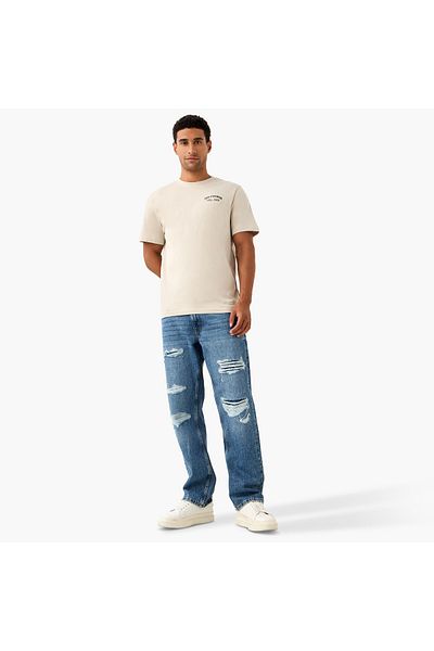 Lee Cooper Typographic Print Crew Neck T-shirt