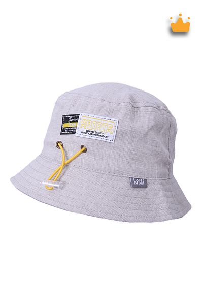 Kitti 4-8 Years 52cm Boy's Summer Fedora Hat Light Gray Y2323005