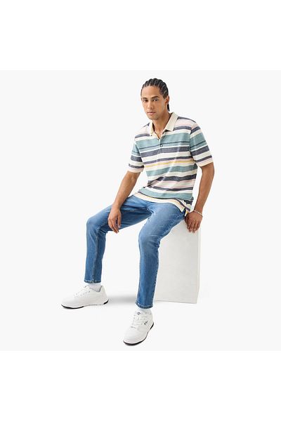 Lee Cooper Jacquard Polo T-shirt