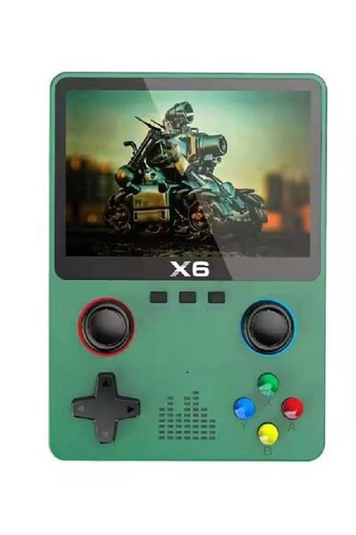rexa X6 Retro Handheld Game Console – 3.5" Screen with 10000+ Classic Games