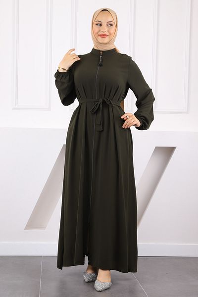 İmajButik Σμαραγδένιο πράσινο μανίκι ελαστικό Ferace
