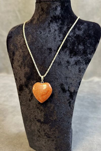 Uretti - Tuğba 6667 5824 Handmade Heart Star Stone Natural Stone Necklace