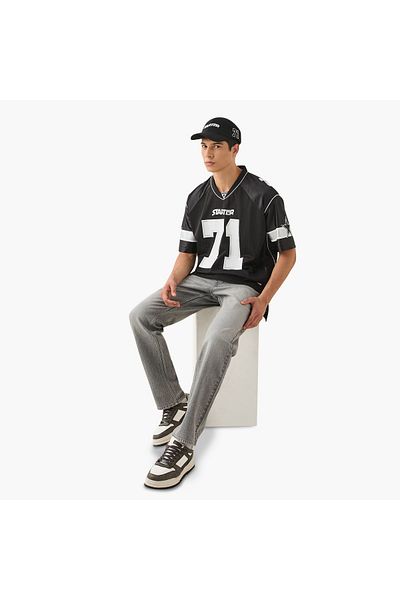 Starter Starter Varsity Print V-Neck T-shirt