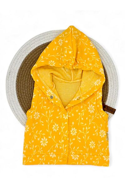Ege Bebek Baby Girl Printed Hooded Newborn Vest Variations