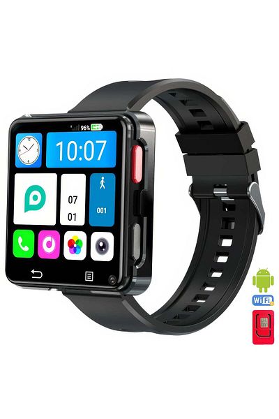 Techone Monitastra Men's Smartwatch, Black