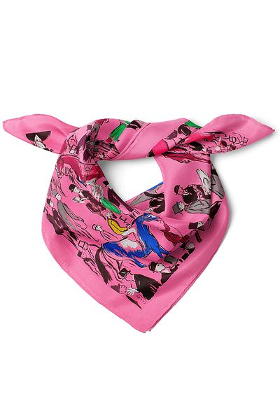 nehir eşarp Horse Pattern Scarf Bandana 50X50 cm