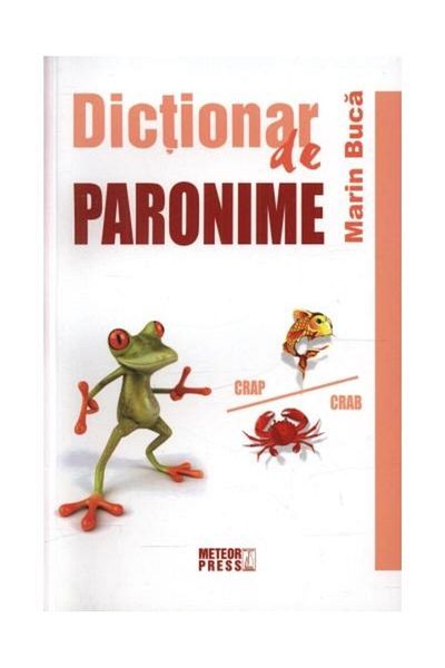 Editura Meteor Press Dictionary of Paronyms, Marin Buca