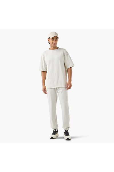 Kappa Kappa Logo Embroidered Joggers with Piping Detail and Pockets