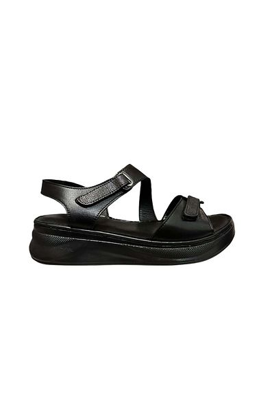 Kristal Kr.35 Ανατομική Σόλα Εσωτερικά και Εξωτερικά Γνήσιο Δέρμα Χοντρή Σόλα Γυναικεία Σανδάλια