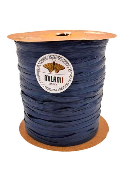 angel çanta aksesuar Bag Accessory Milano Raffia Navy Blue Color 100 Gr (No:17)