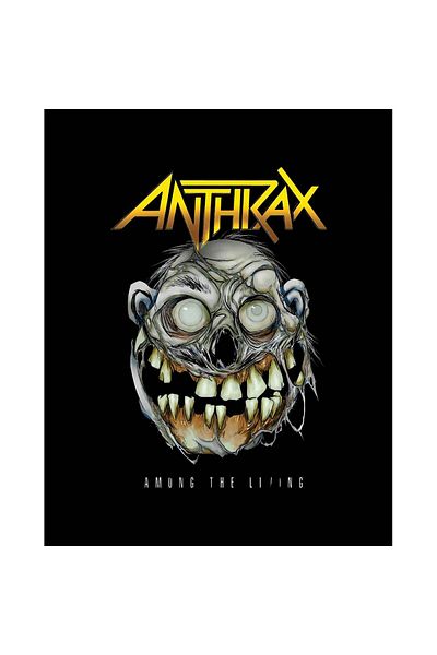 Z zepplin Anthrax Amung the Living Large Back Patch Patch
