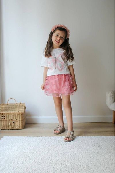 Momsbrand Skirt Butterfly Detailed Suit