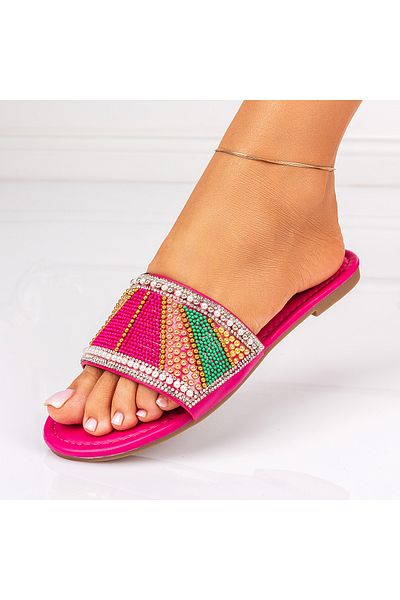 Lush Fashion Women's Slippers Made of Eco-friendly Leather