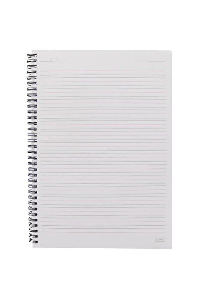 Roco دفتر ملاحظات - مقاس A4، 100 ورقة، مسطرين، غلاف أسود